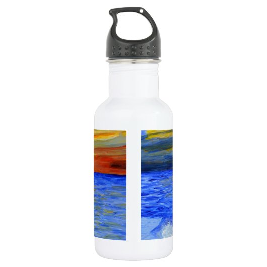 Mirakel van Sunset Waterfles (Achterkant)