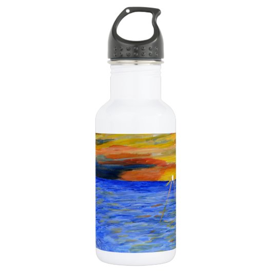 Mirakel van Sunset Waterfles (Voorkant)