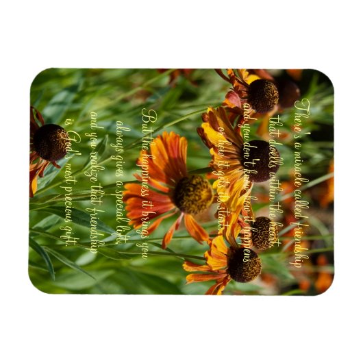 mirakel van vriendschap gedicht magneet (Horizontaal)