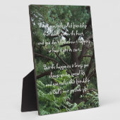 Mirakel van vriendschap Poem Plaque Fotoplaat (Zijkant)