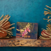 Mirakel van vriendschap Poem Plaque Fotoplaat (Zijkant)