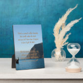 Mirakel van vriendschap Poem Plaque Fotoplaat (Zijkant)