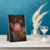 Mirakel van vriendschap Poem Plaque Fotoplaat (Zijkant)