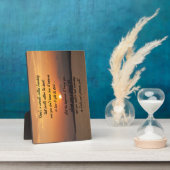 Mirakel van vriendschap Poem Plaque Fotoplaat (Zijkant)