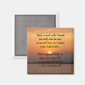 Mirakel van vriendschapsgedicht Magnet (Voorkant / Achterkant)