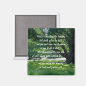 Mirakel van vriendschapsgedicht Magnet (Voorkant / Achterkant)