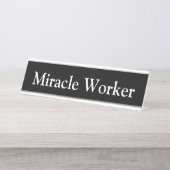 Mirakel Worker Bureau Naambordje (Voorkant)