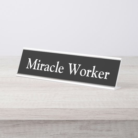 Mirakel Worker Bureau Naambordje (Voorkant)