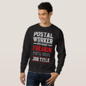 Mirakel Worker Mailman Post Kantoor Postal Worker Trui (Voorkant volledig)