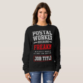 Mirakel Worker Mailman Post Kantoor Postal Worker Trui (Voorkant volledig)