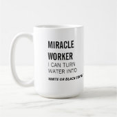 Mirakel Worker - plezier op het werk - Koffiemok (Links)
