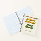 Mirakelochtend, Gepersonaliseerd, spiraalvormig No Notitieboek (Binnen)