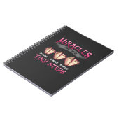 Mirakels beginnen met kleine stappen Nicu Nurse Li Notitieboek (Linkerzijde)