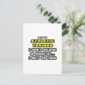 Mirakels en atletische opleiders ... Grappig Briefkaart (Staand voorkant)