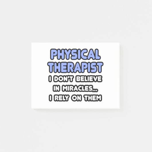 Mirakels en fysische therapisten post-it® notes (Voorkant)