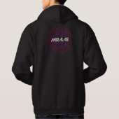 Miralab Paarse Mannen Hoodie (Achterkant)