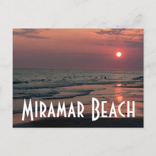 Miramar Beach Briefkaart (Voorkant)