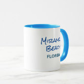 Miramar Beach Florida Coffee Mok (Voorkant rechts)