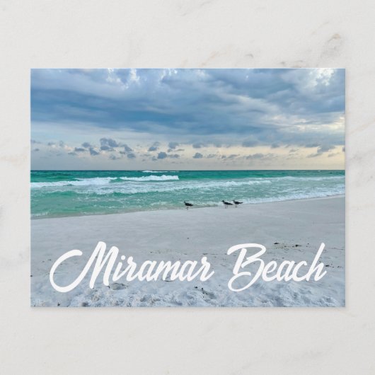 Miramar Beach Florida Mooie oceaan fotografie Briefkaart (Voorkant)