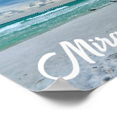 Miramar Beach Florida Mooie oceaan fotografie Poster (Hoek)