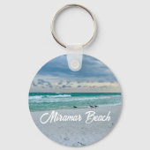 Miramar Beach Florida Prachtige vakantie aandenken Sleutelhanger (Achterkant)