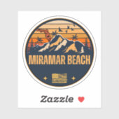Miramar Beach, Florida Sticker (Vel)