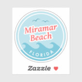 Miramar Beach Florida Sticker (Vel)