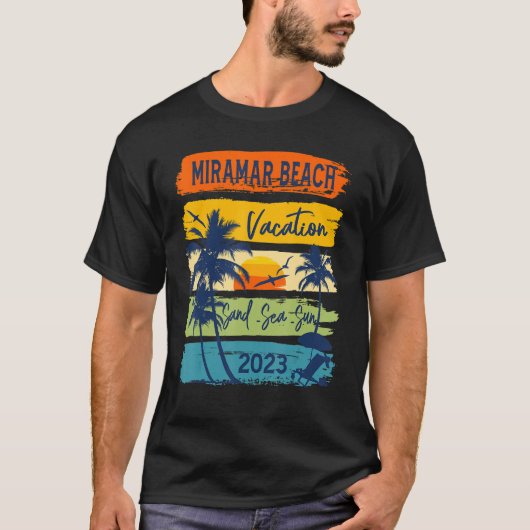 Miramar Beach Florida Vacation 2023 Family Group S T-shirt (Voorkant)