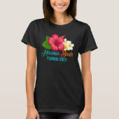 Miramar Beach Vacation Florida Tropical Hibiscus F T-shirt (Voorkant)