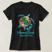 Miramar Beach Zee Turtle Florida Family Vacation 2 T-shirt (Design voorkant)
