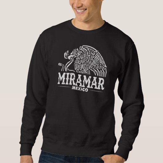 Miramar Mexico Eagle Retro  verhit Trui (Voorkant)