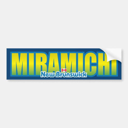 Miramichi Bumper Bumpersticker (Voorkant)