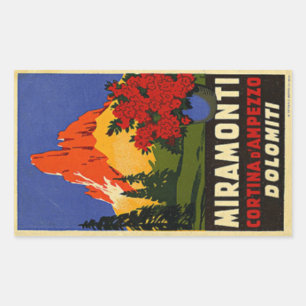 Miramonti Dolomiti Rechthoekige Sticker