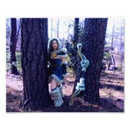 Mirana verliest in de Bossen Foto Afdruk