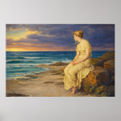 Miranda by John William Waterhouse Poster (Voorkant)