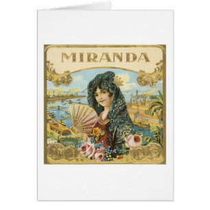 Miranda Cigar Label