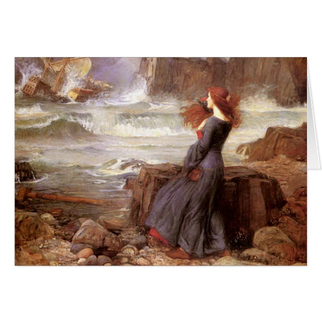 Miranda - De Tempest van John William Waterhouse (Voorkant Horizontaal)