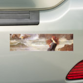 Miranda - De Tempest van John William Waterhouse Bumpersticker (Op auto)