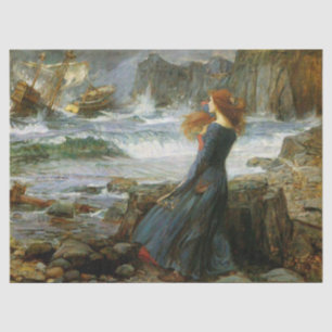 Miranda - De Tempest van John William Waterhouse Tissuepapier
