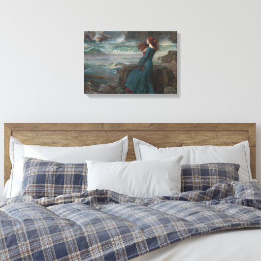 Miranda (door John William Waterhouse) Canvas Afdruk (Insitu (Slaapkamer))