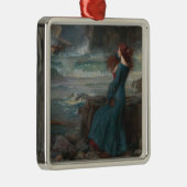 Miranda (door John William Waterhouse) Metalen Ornament (Rechts)