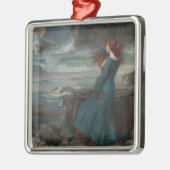 Miranda (door John William Waterhouse) Metalen Ornament (Links)