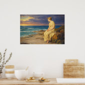 Miranda door John William Waterhouse Poster (Keuken)