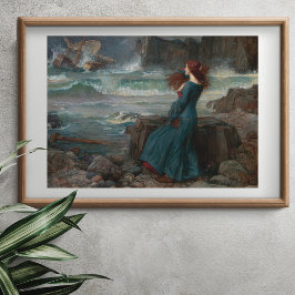Miranda door John William Waterhouse Poster