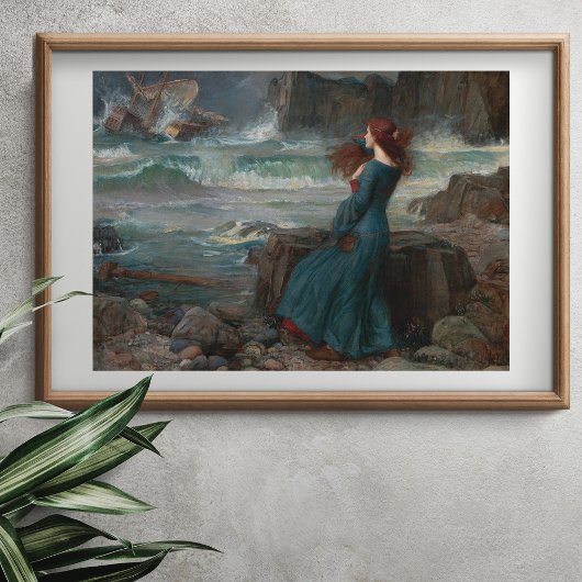 Miranda door John William Waterhouse Poster