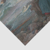 Miranda en de Tempest van John William Waterhouse Tissuepapier (Detail)