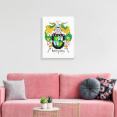 Miranda Family Crest Canvas Afdruk (Insitu (Woonkamer))