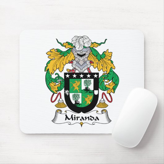 Miranda Family Crest Muismat (Met muis)