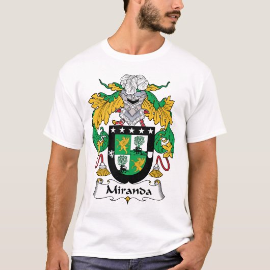 Miranda Family Crest T-shirt (Voorkant)