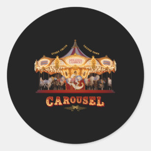 Miranda Lambert Carousel Ronde Sticker